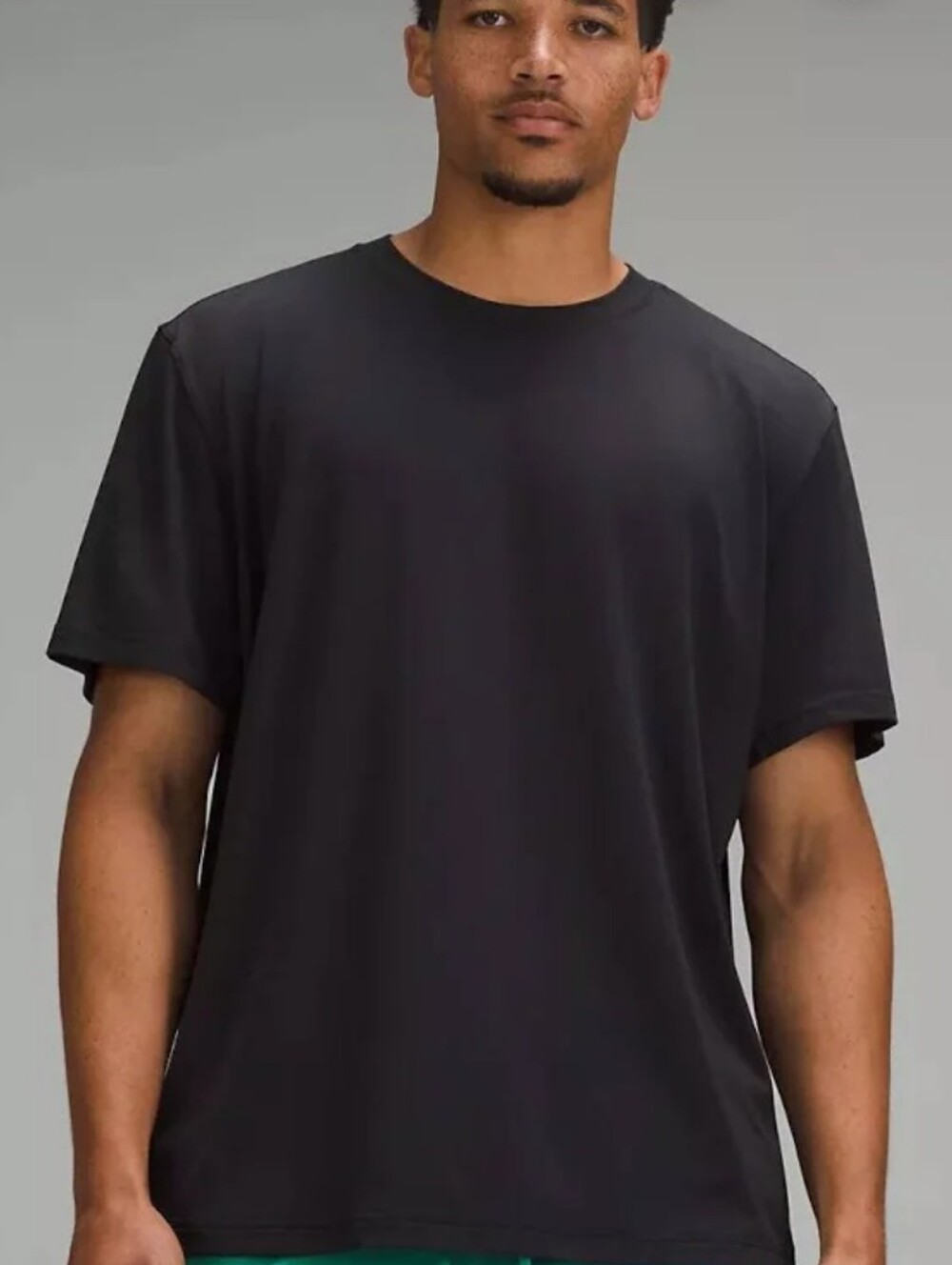 Lululemon Relaxed Fit Black Training Tee Size XXL